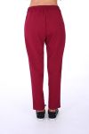 PANTALON A BANDE 0265 BORDEAUX