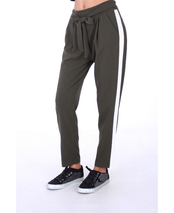 PANTS HAS BAND 0265 KHAKI