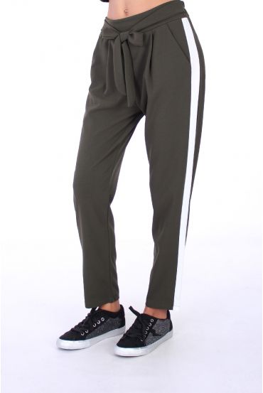 PANTS HAS BAND 0265 KHAKI