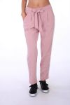 PANTALON A BANDE 0265 ROSE