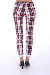 BROEK X 4 TEGELS S M L XL 0267 BORDEAUX