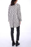 MAGLIONE OVERSIZE + COLLANA 0271 BEIGE