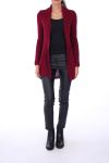 GILET DI LANA BACK FANTASY 0269 BORDEAUX