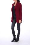 GILET DI LANA BACK FANTASY 0269 BORDEAUX