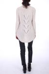 GILET DI LANA BACK FANTASY 0269 BEIGE