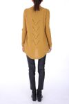 VEST WOOL BACK FANTASY 0269 MUSTARD