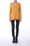 PULL SOFT DETAIL ARGENTE 0280 MUSTARD