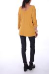 PULL SOFT DETAIL ARGENTE 0280 MUSTARD