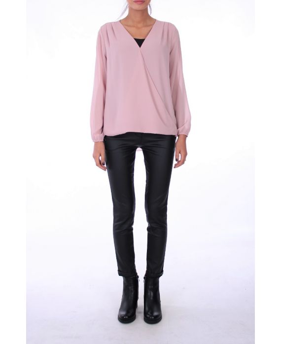 BLOUSE DRAPPE 0287 PINK