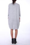 DRESS + NECKLACE 0289-GRAY