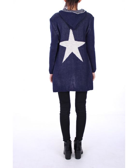 VEST LONG BACK STAR 0298 NAVY