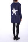 VEST LONG BACK STAR 0298 NAVY