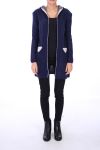 GILET LUNGO DI SCHIENA STELLE 0298 NAVY