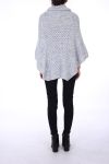 PONCHO BIG MESH 0304 GREY