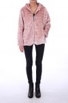 COAT FUR SYNTHETIC 0311 PINK