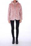 COAT FUR SYNTHETIC 0311 PINK