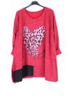 LARGE SIZE SWEATER TUNIC PRETTY 0320