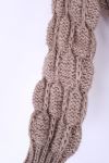 ABITO MOHAIR CON MANICHE FANTASIA 0329 TAUPE