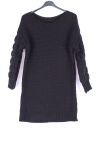 ABITO MOHAIR CON MANICHE FANTASIA 0329 NERO