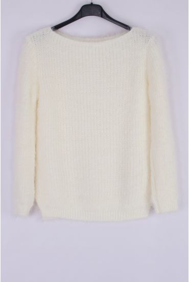 PULL DOUX 0334 BLANC