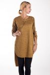 SWEATER TUNIC JEWEL 0338 MUSTARD