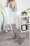 ROBE TORSADE 0328 GRIS