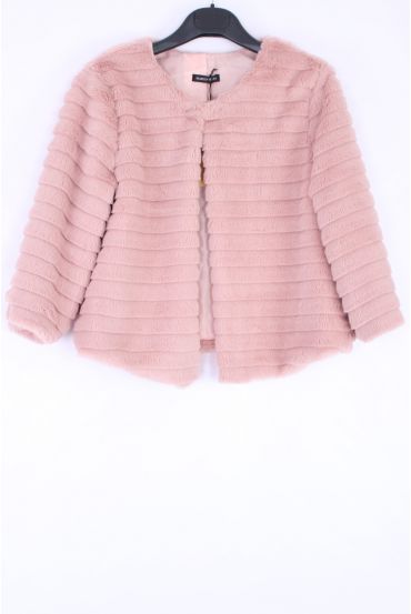 JACKET COAT SYNTHETIC 0344 PINK