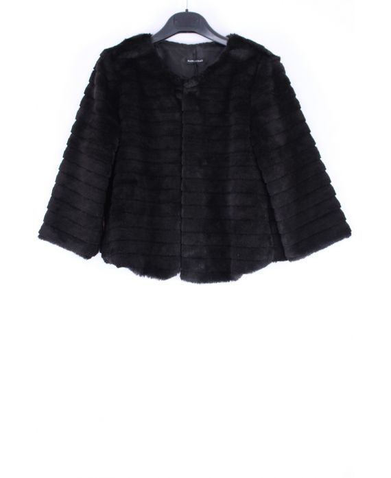 GIACCA CAPPOTTO SINTETICO 0344 NERO