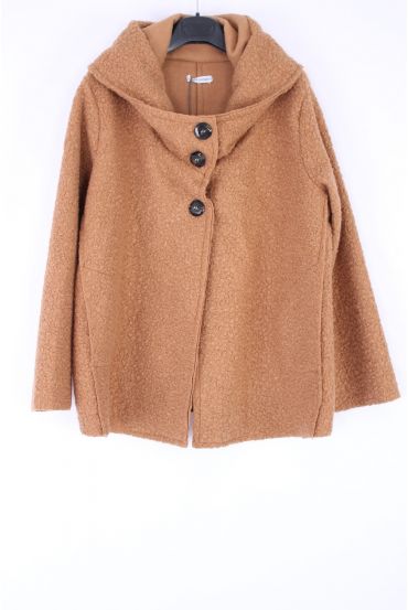 MANTEAU 0345 CAMEL