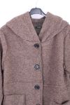 GRANDE CAPPOTTO PULSANTI 0351 TAUPE