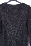 PULL TUNIQUE BRILLANT 0352 NOIR