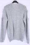 PULL EFFET EFFILOCHE 0352 GRIS