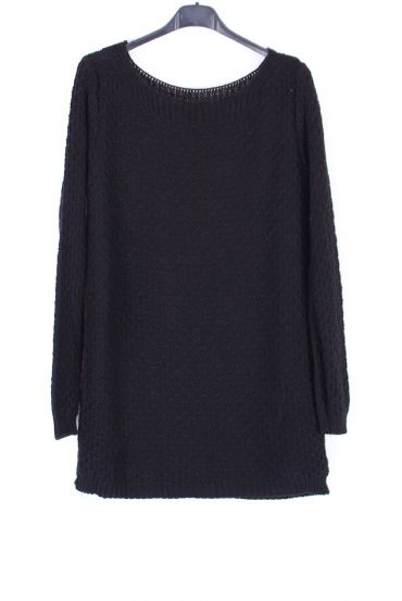 MAGLIA PULLOVER 0377 NERO