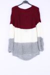 PULL BACK MESH AJOURE 0380 BORDEAUX