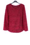 PULL LUREX 0399 BORDEAUX