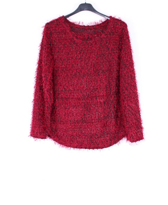 PULL LUREX 0399 BORDEAUX