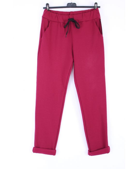 PANTALON JOGG 0392 BORDEAUX