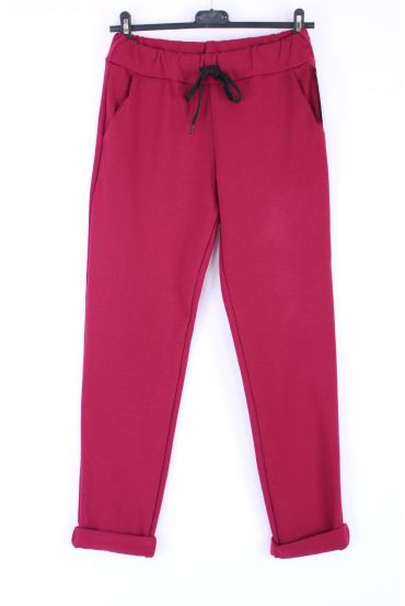 PANTALON JOGG 0392 BORDEAUX