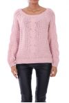 PULLOVER BIG MESH 0149 PINK