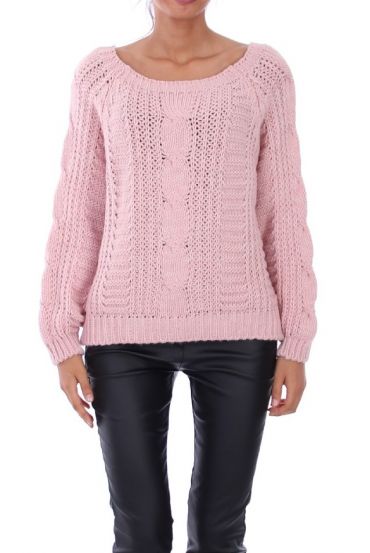 PULLOVER BIG MESH 0149 PINK