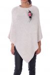 PONCHO PIN 0195 BEIGE