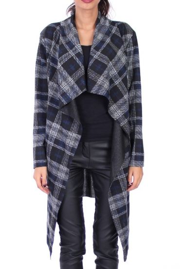 GIUBBOTTO / GIACCA PLAID 0273 MARINO