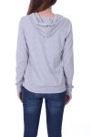 SWEAT JE SUIS UNE PRINCESSE 0508 GRIS