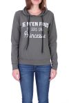 SWEAT JE SUIS UNE PRINCESSE 0508 VERT MILITAIRE