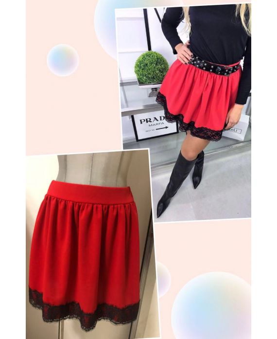 SHORT SKIRT 0542 RED