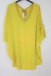 LARGE SIZE-NECK EFFECT ARGENTE 0549 YELLOW