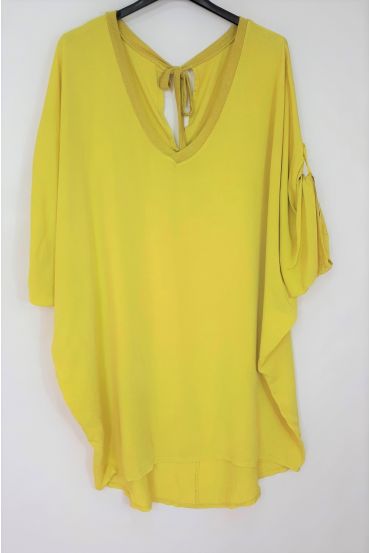 LARGE SIZE-NECK EFFECT ARGENTE 0549 YELLOW