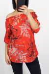 TOP SHOULDERS DENUDEES 0543 RED