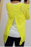 MAGLIA 2 IN 1 TASTI 0536 GIALLO