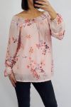 BLUSA DE ENCUBRIMIENTO IMPRESO 0540 ROSA